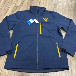 Columbia West Virginia Mountaineers CLG Ascender II Softshell Jacket Mens Medium